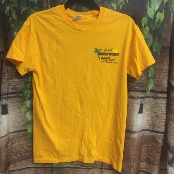 🏝Honeymoon Island, FL, Graphic T Shirt, Yellow - Picture 7 of 7